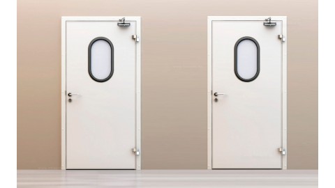 Распашные технологические двери общего назначения серии РДОТ(ОН) ширина проема до 1200мм