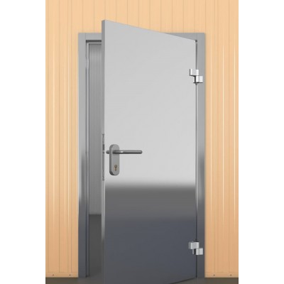 Распашные технологические одностворчатые двери ТДО (AISI 304)
