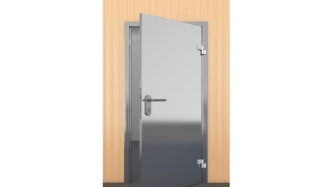 Распашные технологические одностворчатые двери ТДО (AISI 304)