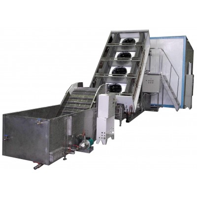 Линии обработки и флюидизационной заморозки ягод от 200 кг до 2000 кг/час
